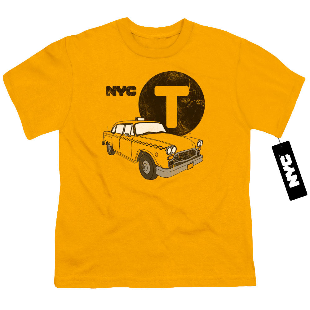 NEW YORK CITY/YELLOW CAB - S/S YOUTH 18/1 - GOLD