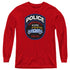 NEW YORK CITY/EMERGENCY SQUAD - YOUTH LONG SLEEVE TEE - RED