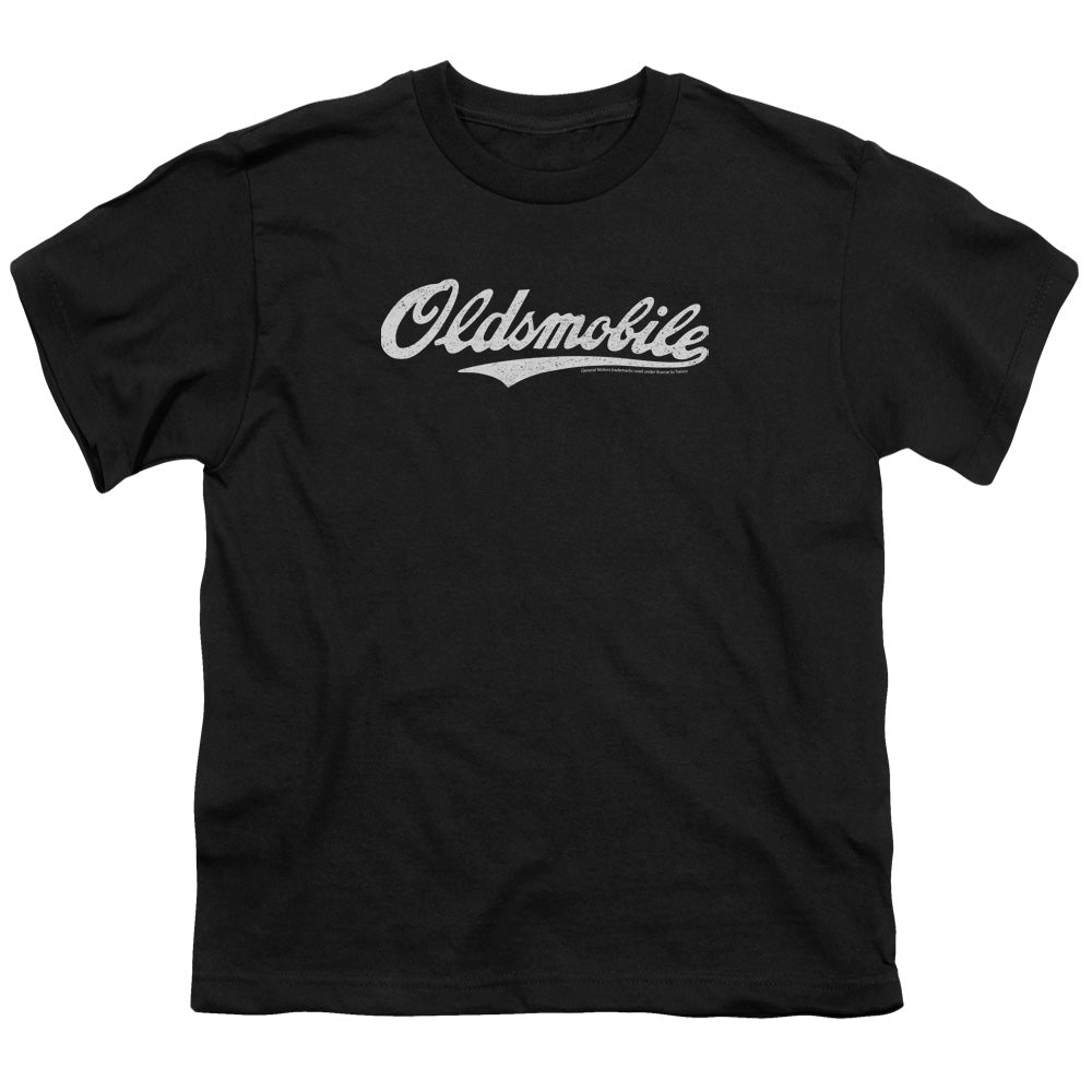 OLDSMOBILE/OLDSMOBILE CURSIVE LOGO - S/S YOUTH 18/1 - BLACK