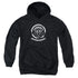 OLDSMOBILE/1930S CREST EMBLEM - YOUTH PULLOVER HOODIE - BLACK
