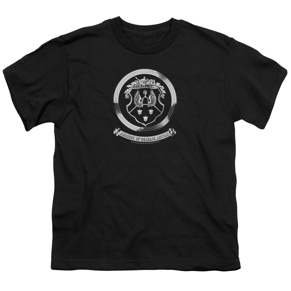 OLDSMOBILE/1930S CREST EMBLEM - S/S YOUTH 18/1 - BLACK