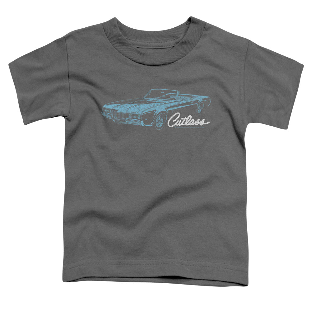 OLDSMOBILE/68 CUTLASS - S/S TODDLER TEE - CHARCOAL