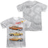 OLDSMOBILE/ROCKET LINE (FRONT/BACK PRINT) - S/S ADULT POLY CREW - MULTI