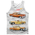 OLDSMOBILE/ROCKET LINE (FRONT/BACK PRINT) - ADULT POLY TANK TOP - MULTI