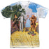 WOZ/ON THE ROAD (FRONT/BACK PRINT) - S/S ADULT POLY CREW - MULTI