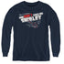 AIRPLANE/DONT CALL ME SHIRLEY - YOUTH LONG SLEEVE TEE - NAVY