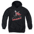 SCHOOL OF ROCK/ROCKIN - YOUTH PULLOVER HOODIE - BLACK