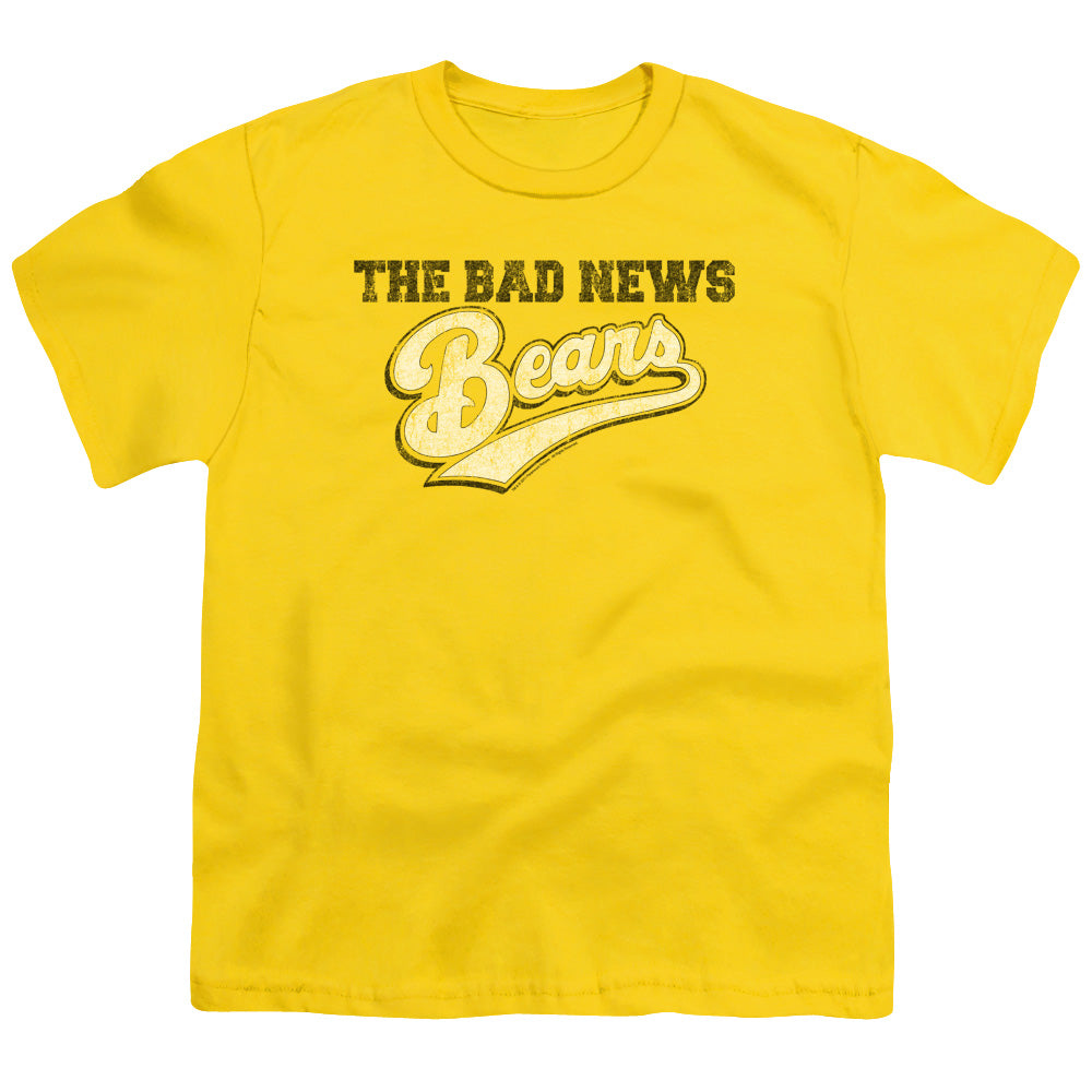 BAD NEWS BEARS/LOGO - S/S YOUTH 18/1 - YELLOW