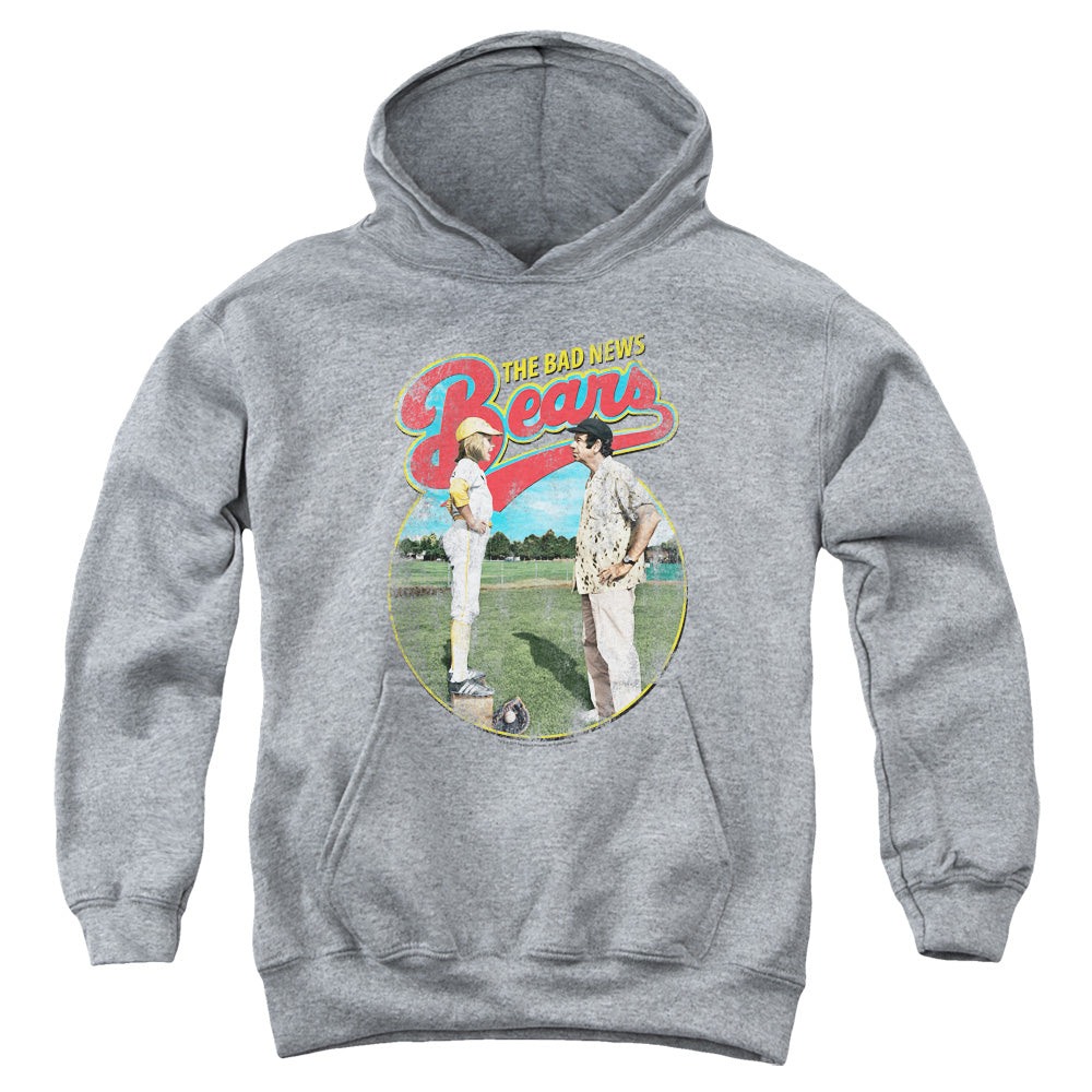 BAD NEWS BEARS/VINTAGE - YOUTH PULLOVER HOODIE - ATHLETIC HEATHER