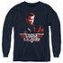 TOP GUN/WINGMAN GOOSE - YOUTH LONG SLEEVE TEE - NAVY