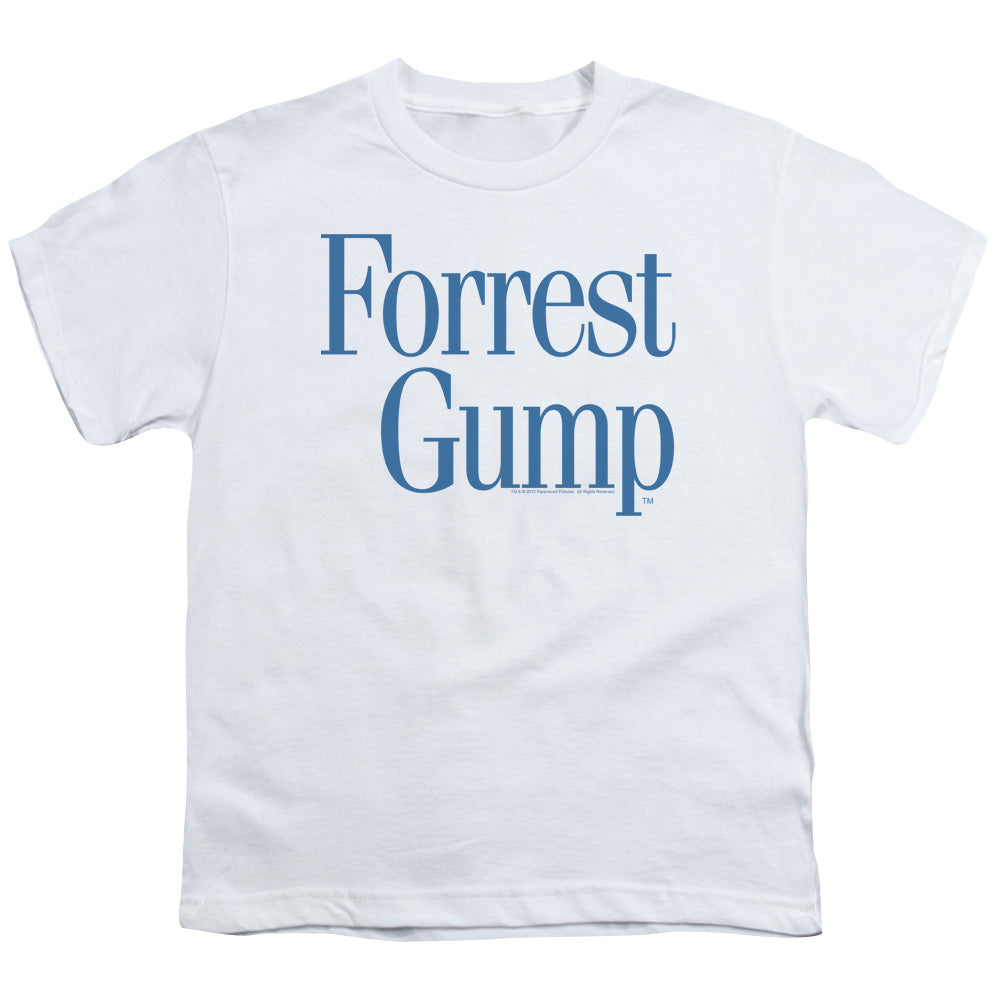 FORREST GUMP/LOGO - S/S YOUTH 18/1 - WHITE