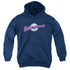 GALAXY QUEST/LOGO - YOUTH PULLOVER HOODIE - NAVY