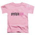 PRETTY IN PINK/LOGO - S/S TODDLER TEE - PINK
