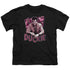PRETTY IN PINK/I HEART DUCKIE - S/S YOUTH 18/1 - BLACK