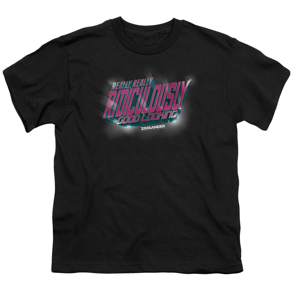 ZOOLANDER/RIDICULOUSLY GOOD LOOKING - S/S YOUTH 18/1 - BLACK