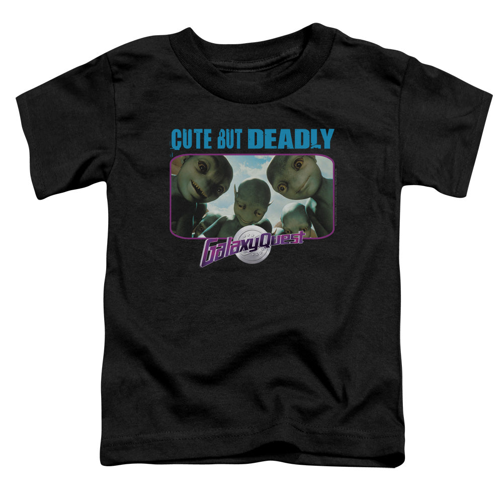 GALAXY QUEST/CUTE BUT DEADLY - S/S TODDLER TEE - BLACK