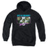 GALAXY QUEST/CUTE BUT DEADLY - YOUTH PULLOVER HOODIE - BLACK