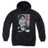 PRETTY IN PINK/ADMIRE - YOUTH PULLOVER HOODIE - BLACK