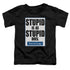 FORREST GUMP/STUPID IS - S/S TODDLER TEE - BLACK