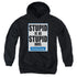 FORREST GUMP/STUPID IS - YOUTH PULLOVER HOODIE - BLACK