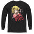 GREASE/TELL ME ABOUT IT STUD - YOUTH LONG SLEEVE TEE - BLACK