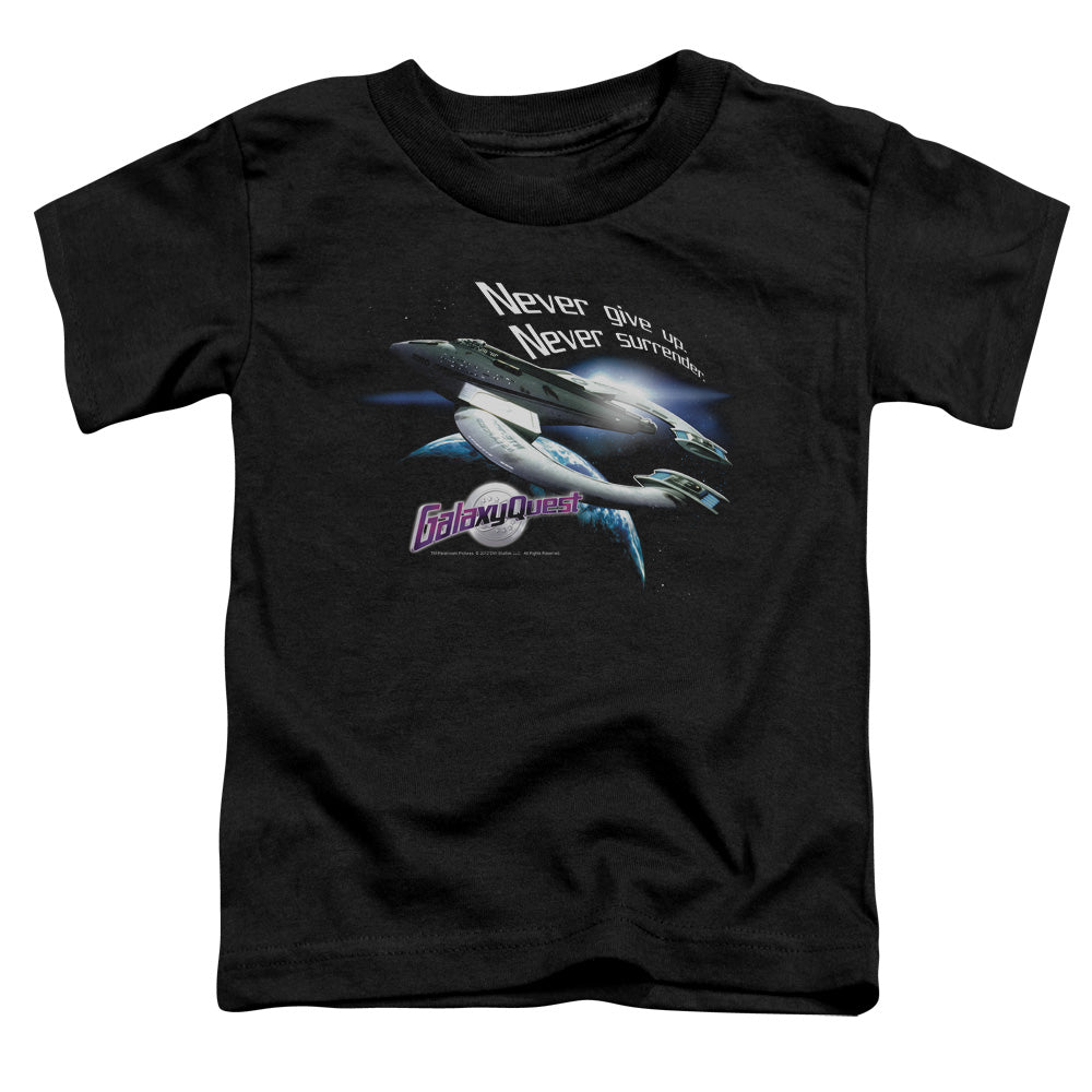 GALAXY QUEST/NEVER SURRENDER - S/S TODDLER TEE - BLACK