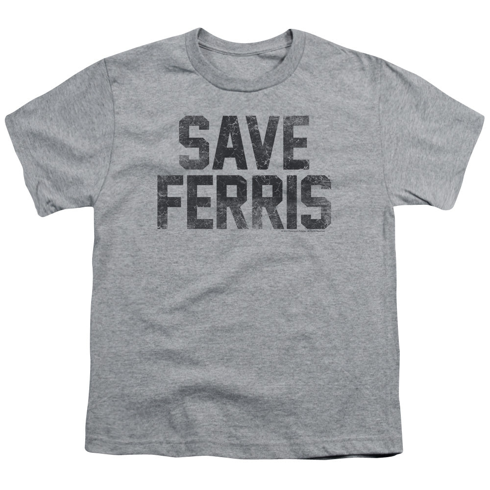 FERRIS BUELLER/SAVE FERRIS - S/S YOUTH 18/1 - ATHLETIC HEATHER