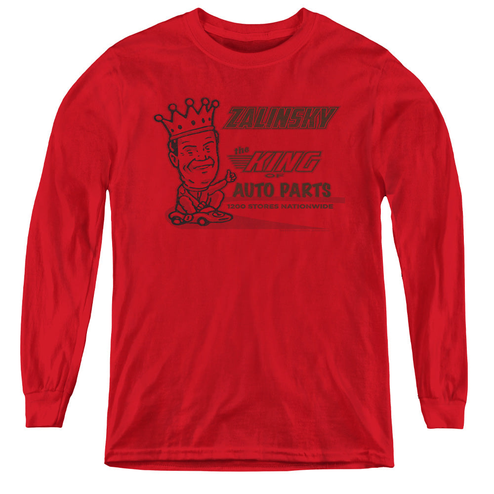 TOMMY BOY/ZALINSKY AUTO - YOUTH LONG SLEEVE TEE - RED