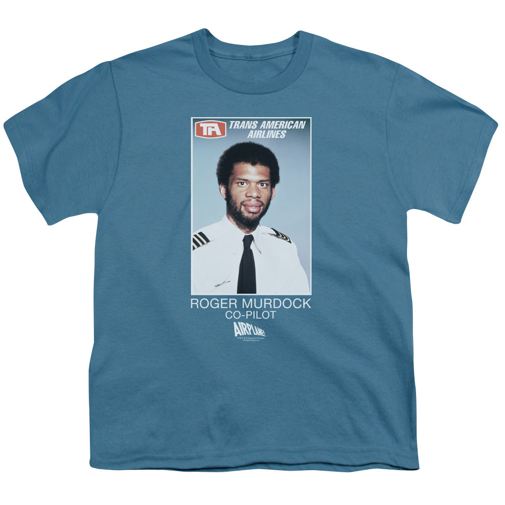 AIRPLANE/ROGER MURDOCK - S/S YOUTH 18/1 - SLATE
