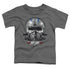TOP GUN/ICEMAN HELMET - S/S TODDLER TEE - CHARCOAL