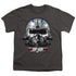 TOP GUN/ICEMAN HELMET - S/S YOUTH 18/1 - CHARCOAL