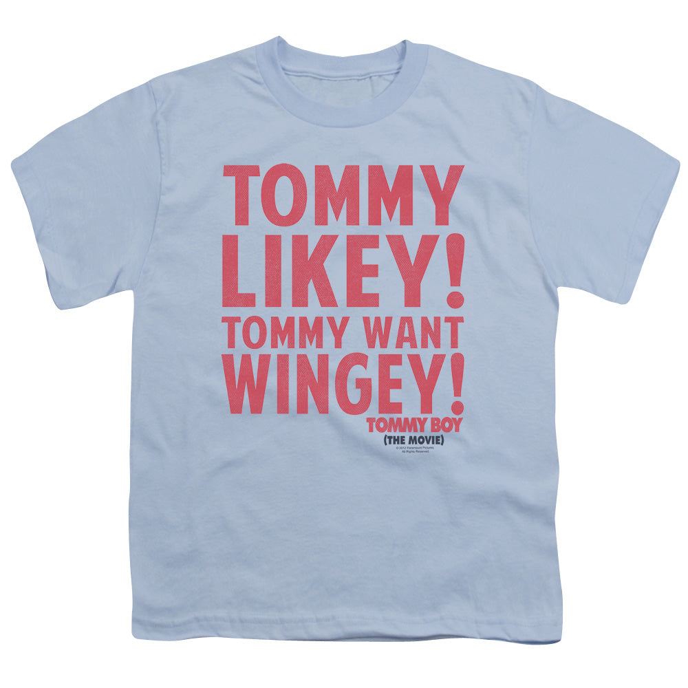 TOMMY BOY/WANT WINGEY - S/S YOUTH 18/1 - LIGHT BLUE