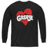 GREASE/HEART - YOUTH LONG SLEEVE TEE - BLACK