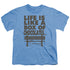 FORREST GUMP/LIFE - S/S YOUTH 18/1 - CAROLINA BLUE