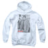 TOMMY BOY/SQUARE - YOUTH PULLOVER HOODIE - WHITE