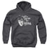 FERRIS BUELLER/MY HERO - YOUTH PULLOVER HOODIE - CHARCOAL