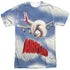 AIRPLANE/TITLE (FRONT/BACK PRINT) -  S/S ADULT POLY CREW - MULTI
