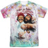 UP IN SMOKE/FRIED TIE DYED (FRONT/BACK PRINT) -  S/S ADULT POLY CREW - MULTI