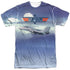 TOP GUN/TAKE OFF (FRONT/BACK PRINT) -  S/S ADULT POLY CREW - MULTI