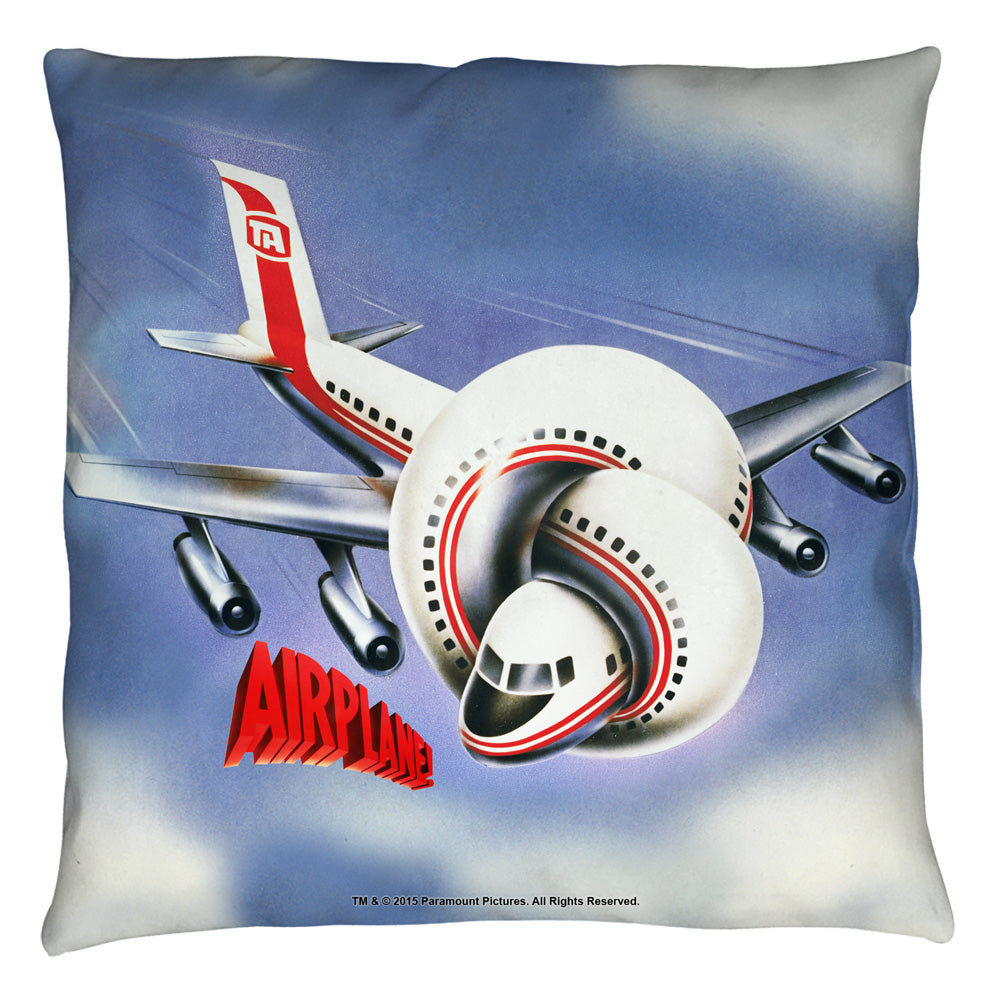 AIRPLANE/POSTER - THROW PILLOW