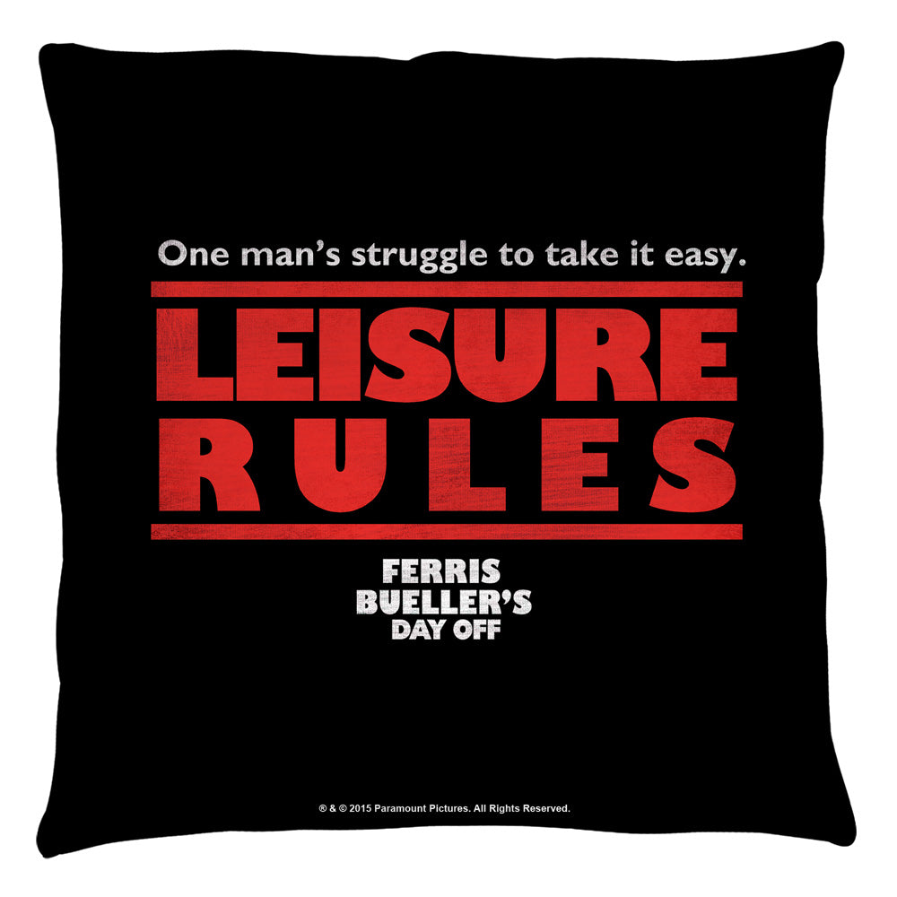 FERRIS BUELLER/STRUGGLE - THROW PILLOW