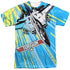 TOP GUN/RAD JET (FRONT/BACK PRINT) - S/S ADULT POLY CREW - MULTI