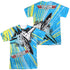 TOP GUN/RAD JET (FRONT/BACK PRINT) - S/S ADULT POLY CREW - MULTI