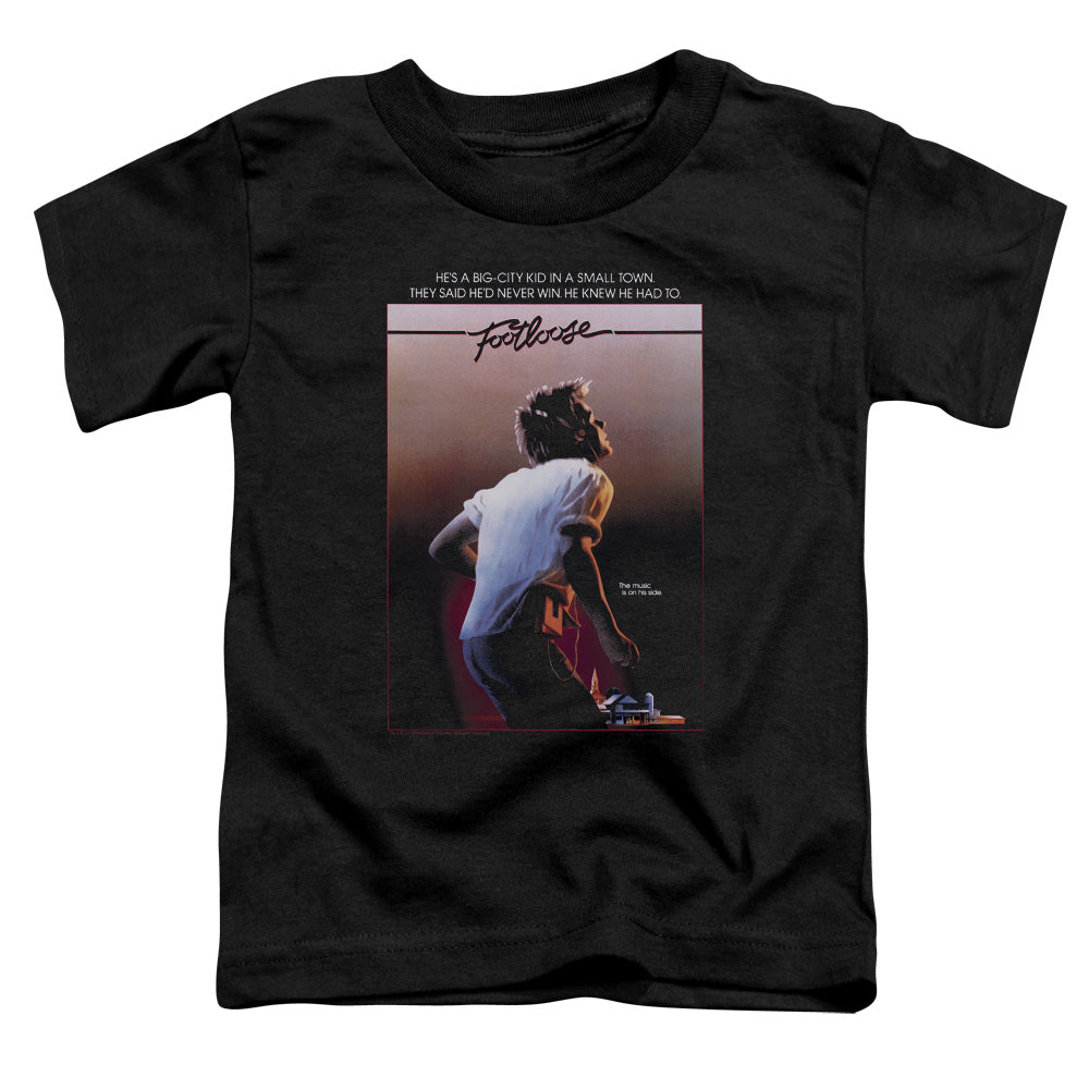 FOOTLOOSE/POSTER - S/S TODDLER TEE - BLACK