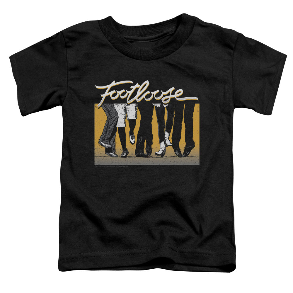 FOOTLOOSE/DANCE PARTY - S/S TODDLER TEE - BLACK