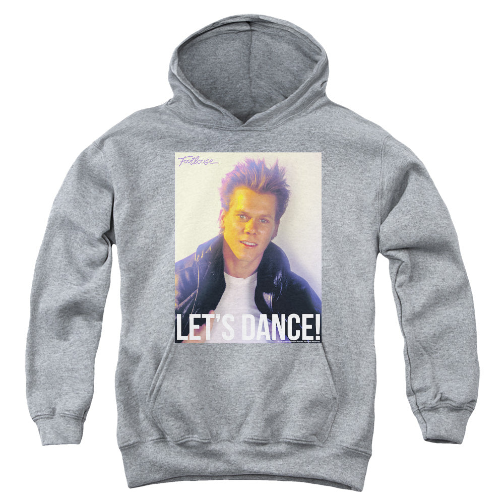 FOOTLOOSE/LETS DANCE - YOUTH PULLOVER HOODIE - ATHLETIC HEATHER