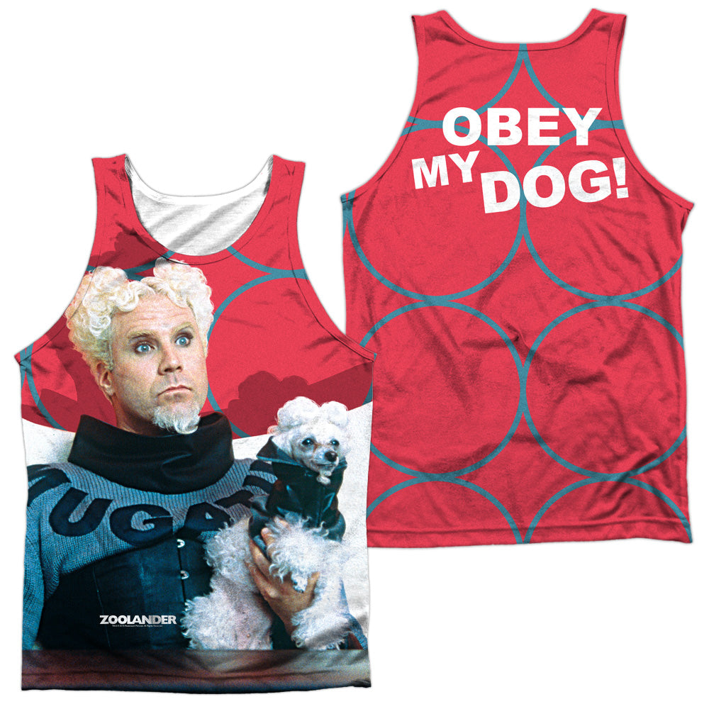 ZOOLANDER/MUGATU (FRONT/BACK PRINT) - ADULT POLY TANK TOP - MULTI