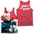 ZOOLANDER/MUGATU (FRONT/BACK PRINT) - ADULT POLY TANK TOP - MULTI
