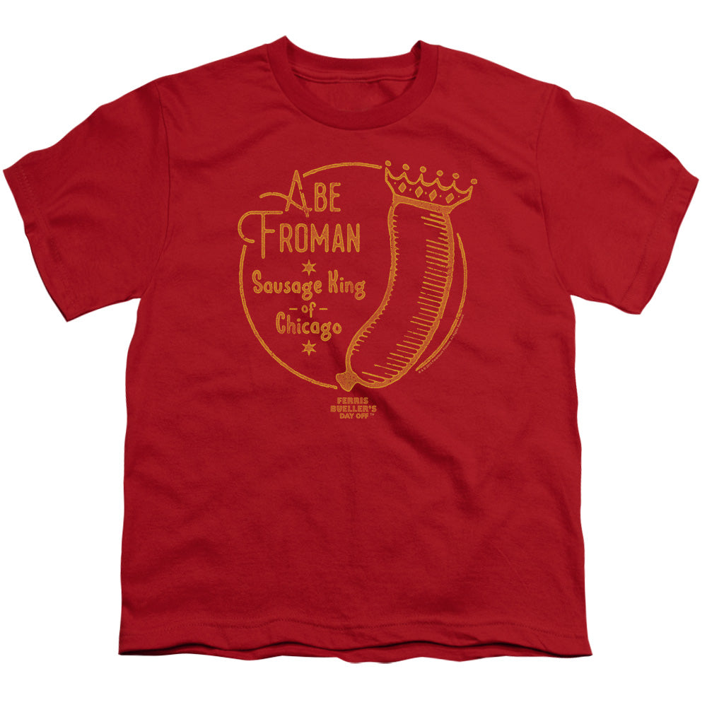 FERRIS BUELLER/ABE FROMAN - S/S YOUTH 18/1 - RED