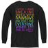 MEAN GIRLS/RAINBOWS AND CAKE - YOUTH LONG SLEEVE TEE - BLACK